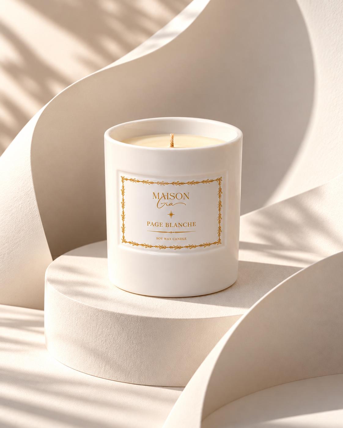 Maison Gia - Page Blanche Scented Candle - 230g