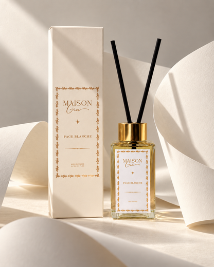 Maison Gia – Page Blanche Reed Diffuser - 80ml